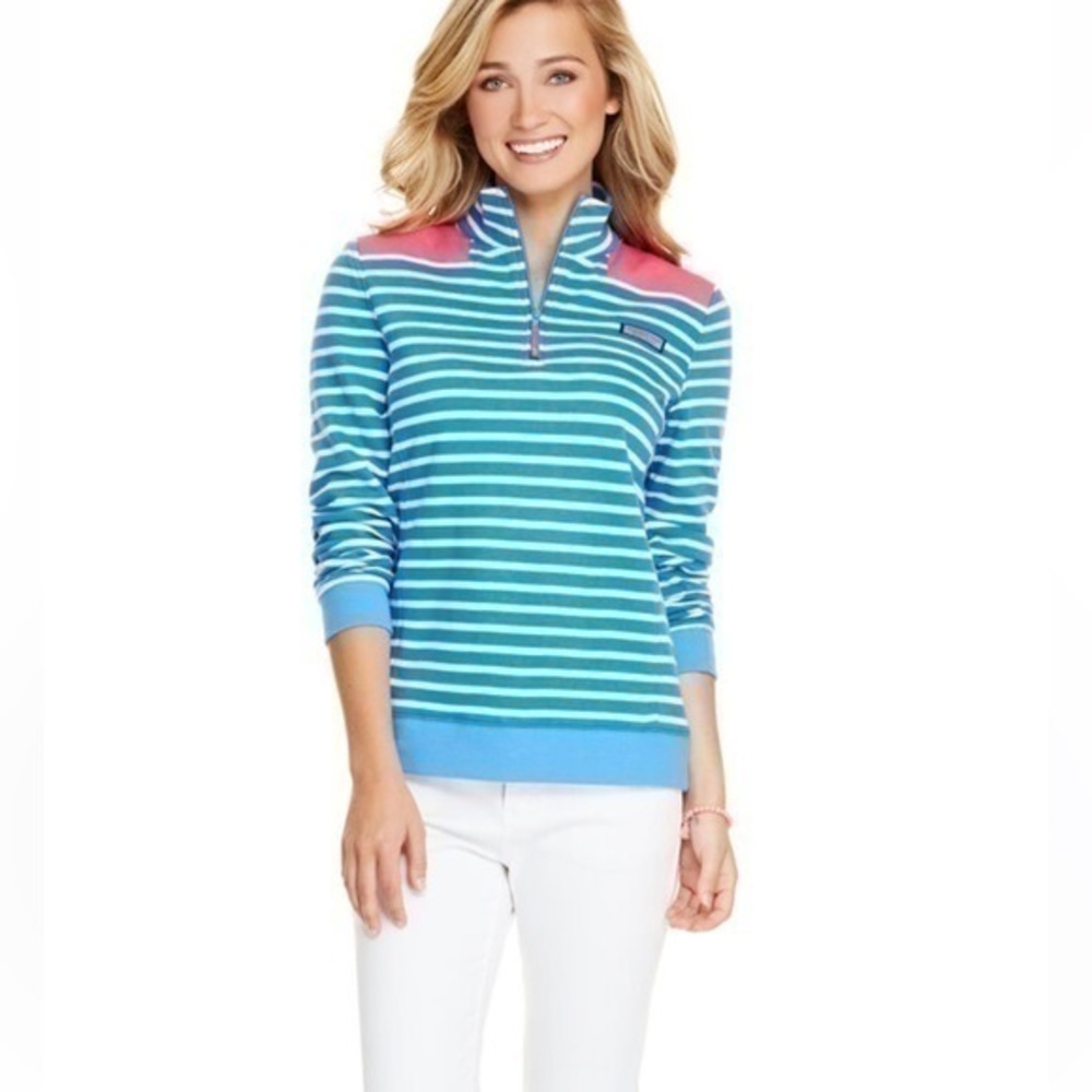 Vineyard Vines Nautical Stripe Shep Sweater Size Small